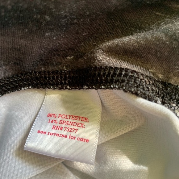 SO space dye full length leggings w/ cutouts at ankles sz S - Picture 10 of 10